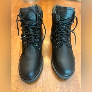 Amazone Leather Work Boots Ladies Size 9.5 NWT Durable Oil/Slip Resistant Comfor